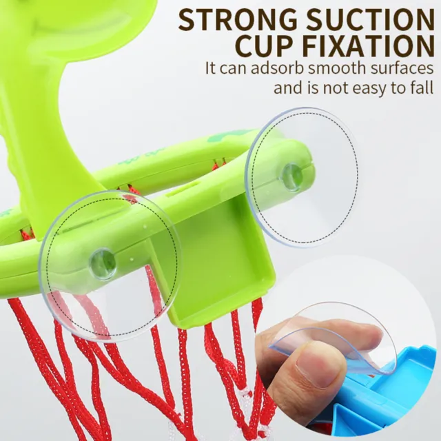 Sensory Training Funny Basketball Hoop Toy Kit No-punch Fitness Cartoon Dinosaur