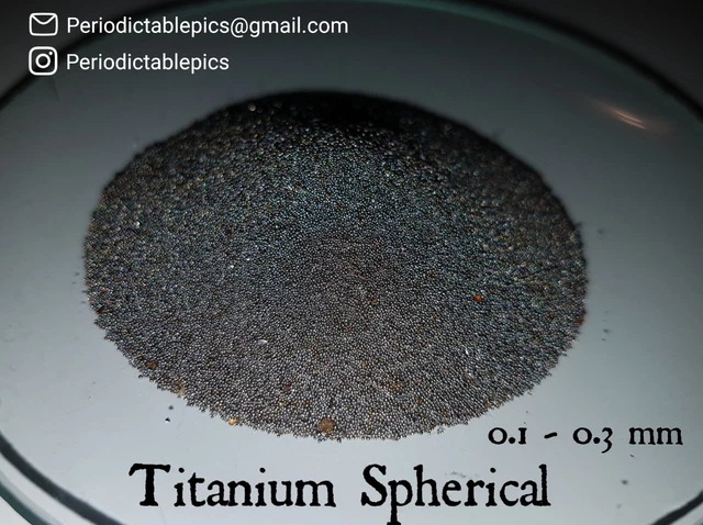 25g Spherical Titanium Powder Metal 99.8%