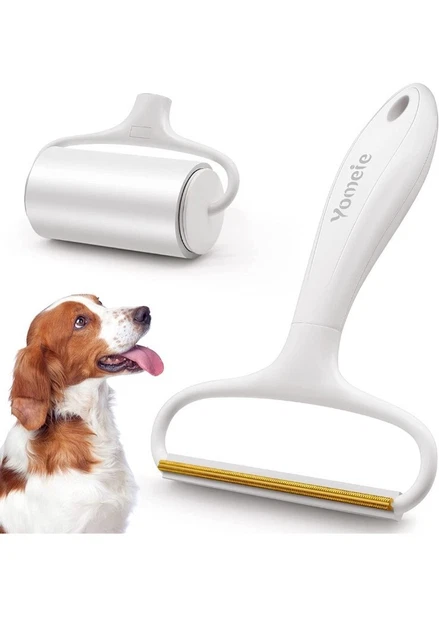 3-in-1 Portable lint Remover & Lint Roller(2 Packs),Clothes Fuzz Shaver
