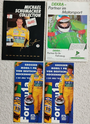 MICHAEL SCHUMACHER COLLECTION-SUPER Collectible BOOK PROGRAM-FORMULA 1