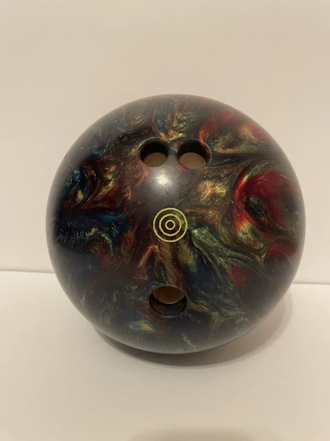Ebonite Maxim Bowling Ball 10 Lb Blue Red Yellow Swirl