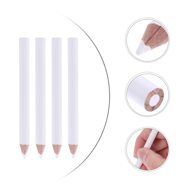 8 Pieces White Nail Pencil 2-in-1 Nail Whitening Pencils French White Nail  Pencils Nail Pencils with Cuticle Pusher for DIY French Art Manicure Suppl  - Imported Products from USA - iBhejo