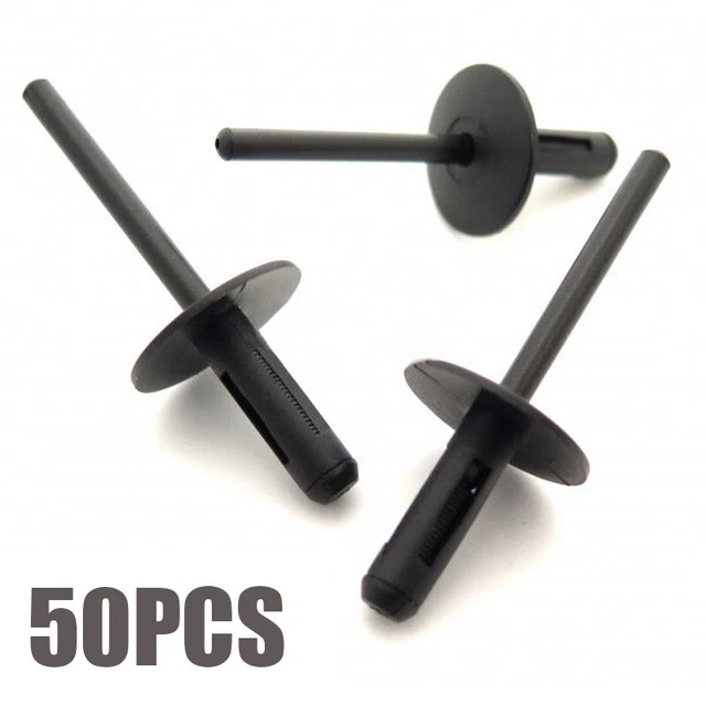 Kit Riveteuse Plastique Mardatt - 42 Pièces Avec Rivets Nylon 4 Tailles + Outil De Retrait - Pour Auto Et Bricolage