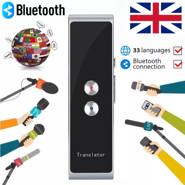 Smart Voice Translator Portable 33 Language Two-Way Real Time Translator Device