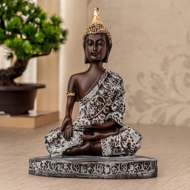 Indiano Tradizionale Resina Decorativi Buddha Idol Per Casa E Ufficio