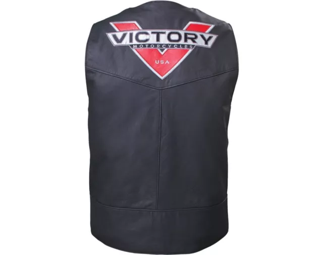 Victory Motorcycles Leather Borderland Waistcoat 2