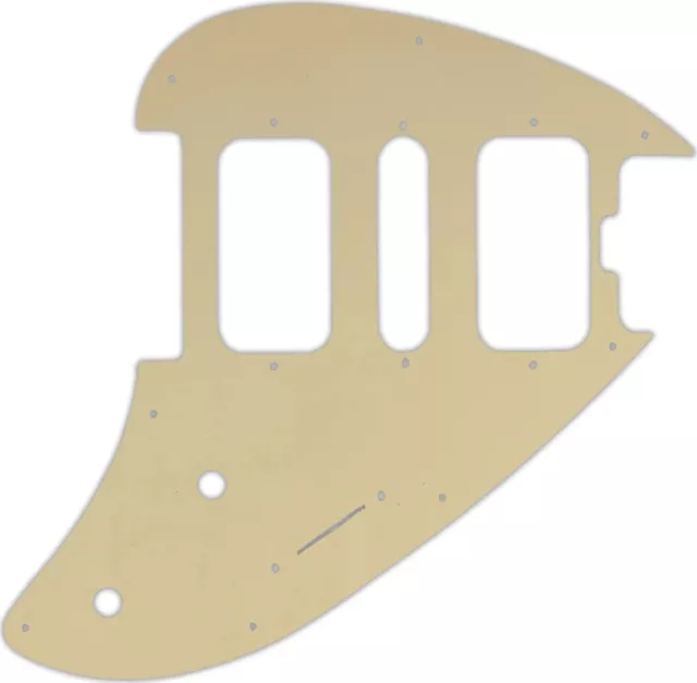 WD Custom Pickguard For Music Man Silhouette #06 Cream WD Custom Pickguard For Music Man Silhouette #06 Cream
