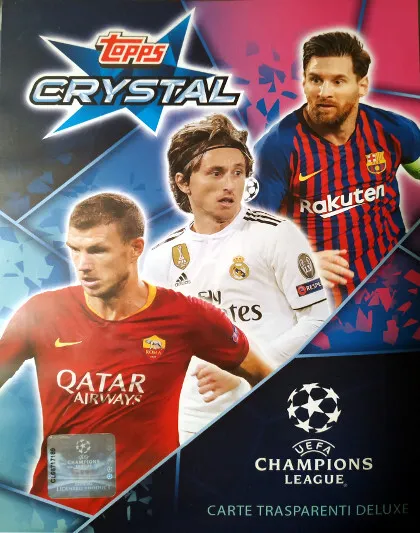 Champions League 2018-2019 Crystal Empty Album + Limited Card