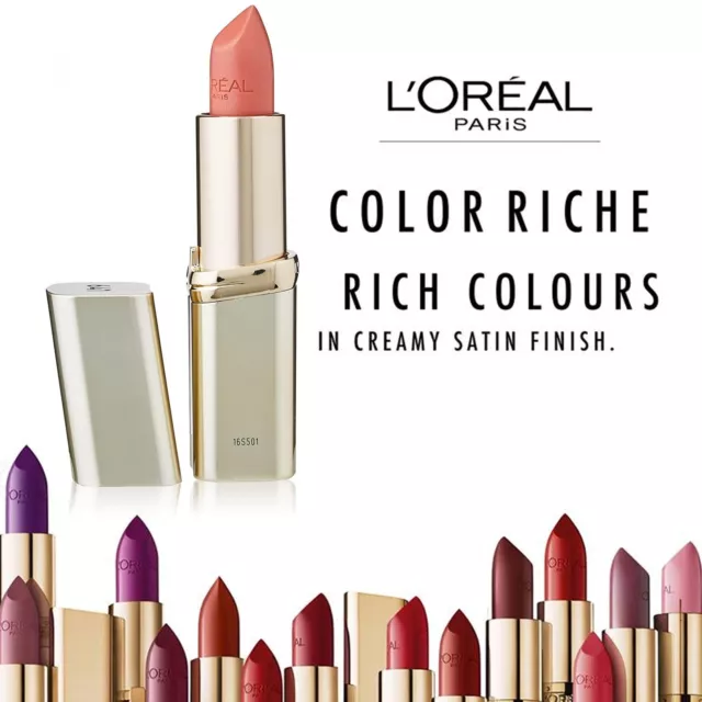 Loreal Paris Color Riche Satin Rossetto Labbra Effetto Satinato