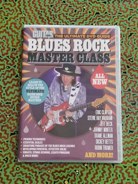 Guitar DVD Blues Rock Master Class Stevie Ray Vaughn Eric Clapton Jeff Beck Guitar DVD Blues Rock Master Class Stevie Ray Vaughn Eric Clapton Jeff Beck