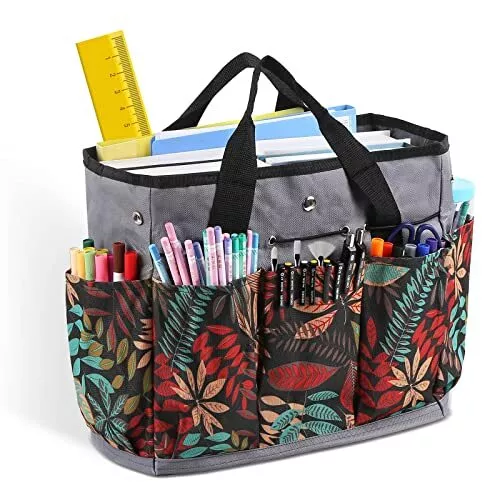 Bolso de Mano GERYMU Artesanía y Arte Bolso Organizador de Arte con Bolsillos para Desguace Artesanal...