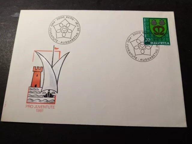 Schweiz, 1981, FDC 1° Tag pro Juventute, Uffikon