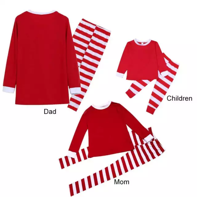 Matching Family Christmas Pajamas Set Women Men Kids Sleepwear Xmas Nightwear