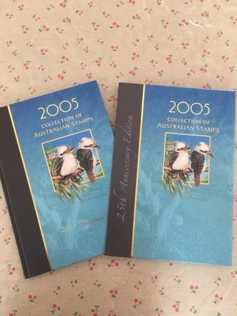 Collection of 2005 Australian Post Year Book Album with Stamps - Deluxe Edition