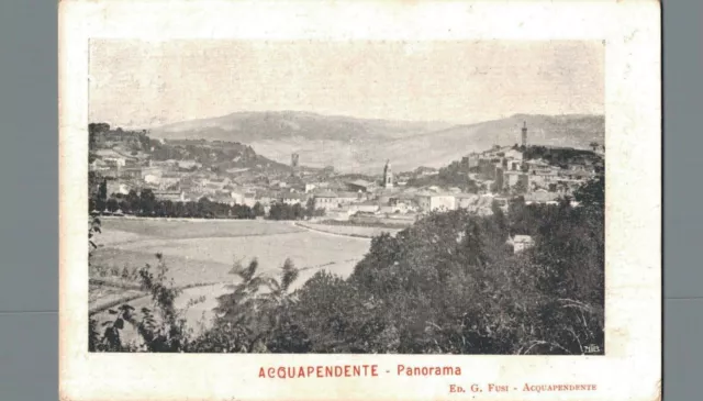 Viterbo Acquapendente panorama F. piccolo  spedita