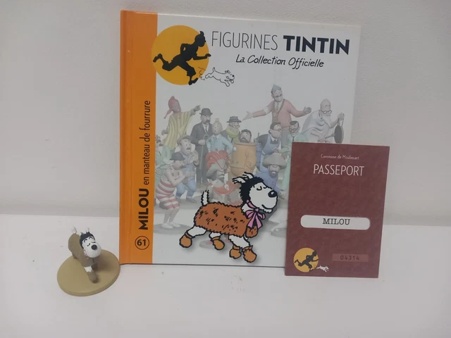 Figurine Tintin - Milou Coincé Dans Sa Boîte (Collection Officielle N°19) 2012