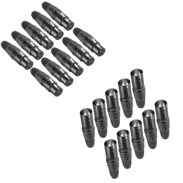Cavo XLR Audibax 8 Maschio A 8 Femmina – 10 Metri, OFC, PVC, Schermatura A Spirale