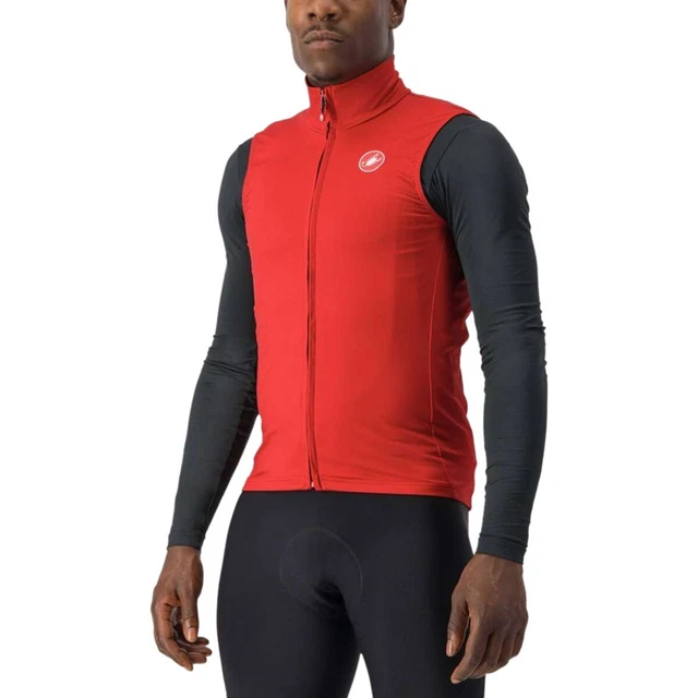 Castelli Pro Thermal Mid Vest - Men's Pompeian Red, 3XL