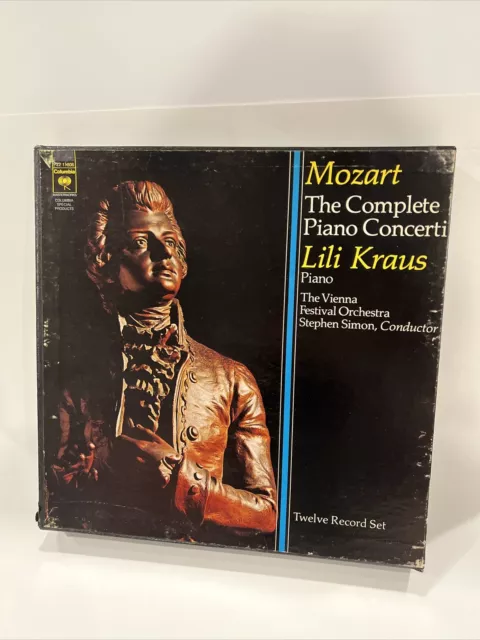 Mozart~The Complete Piano Concerti~Lili Kraus~Stephen Simon ~ Twelve Record Set