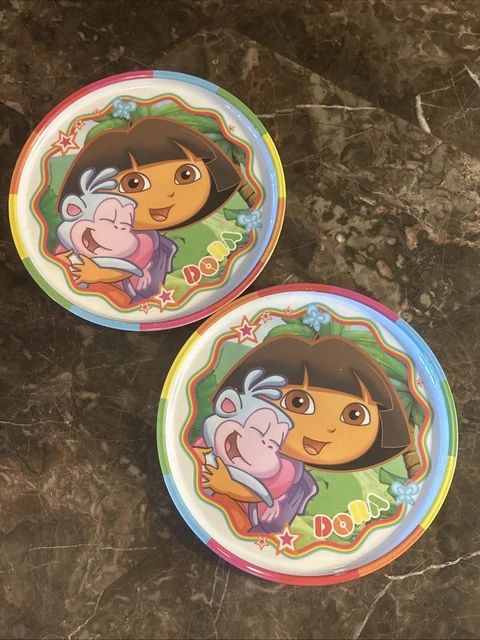 Assiette Enfant Dora L'exploratrice – 2 Compartiments – Zak Designs 2005 – Viacom
