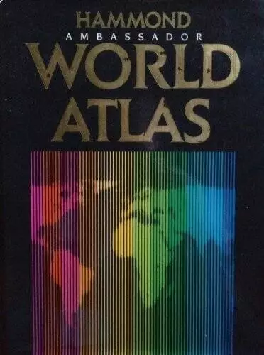 Hammond Ambassador World Atlas - Hardcover By Hammond Incorporated - VERY GOOD