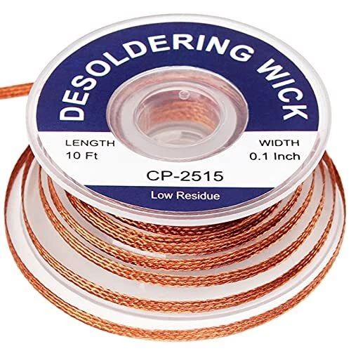 solder wick braid with flux Super 10ft Length Desoldering Wick Braid Remover