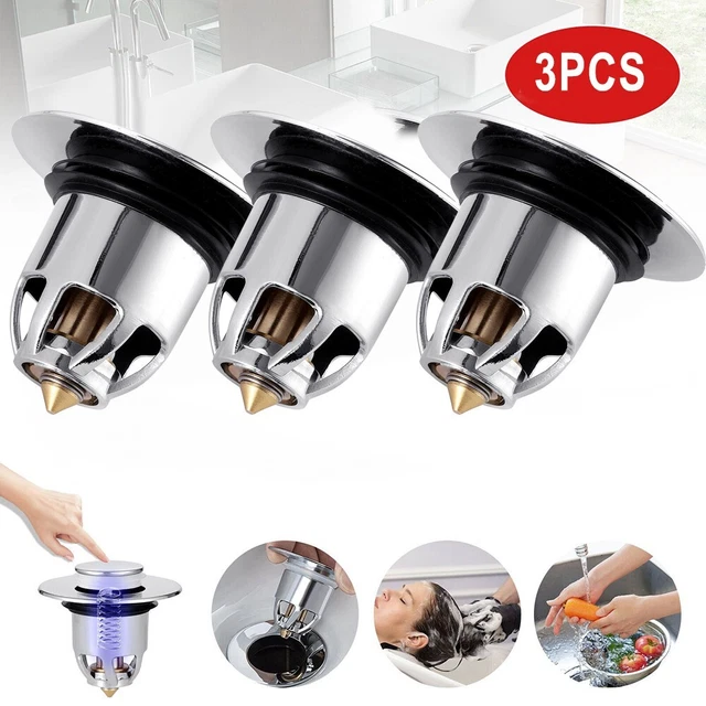 Whirlpool filtro drenaggio bagno tappo lavandino setaccio spina acciaio inox,