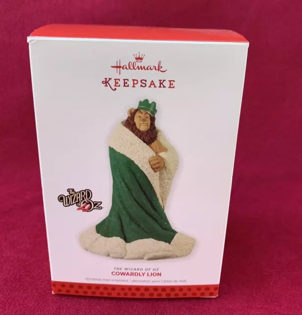 Hallmark Keepsake Ornament 2013 Cowardly Lion The Wizard of Oz Warner Brothers