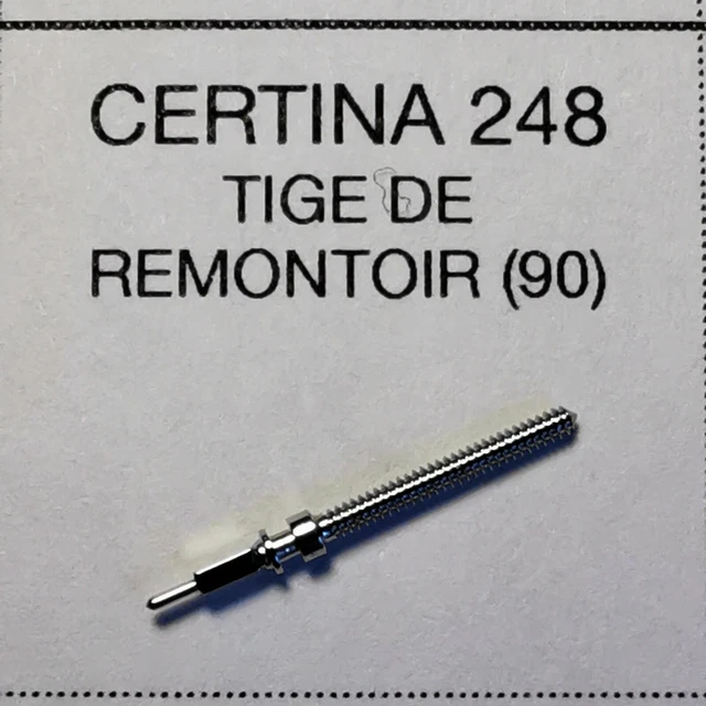 Pièce Mouvement Horloger ETA 1100 – Tige De Remontoir 0,90 Mm, Neuf Sans étiquette
