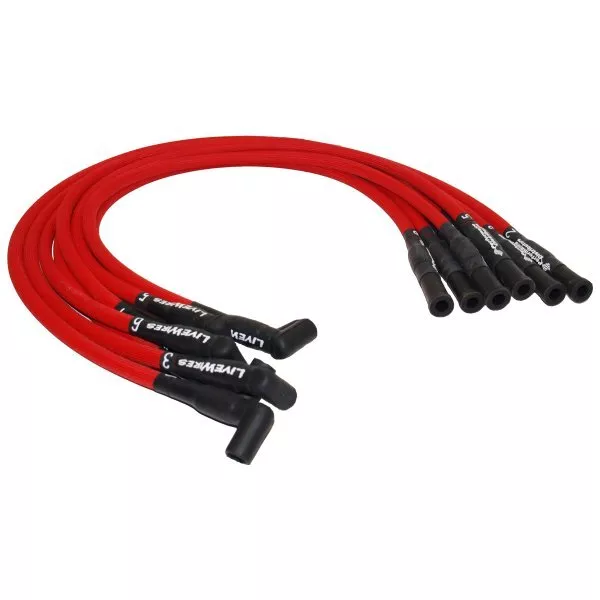 LiveWires Spark Plug Ignition Leads R53 MINI Cooper S JCW R50 R52 R53 - RED