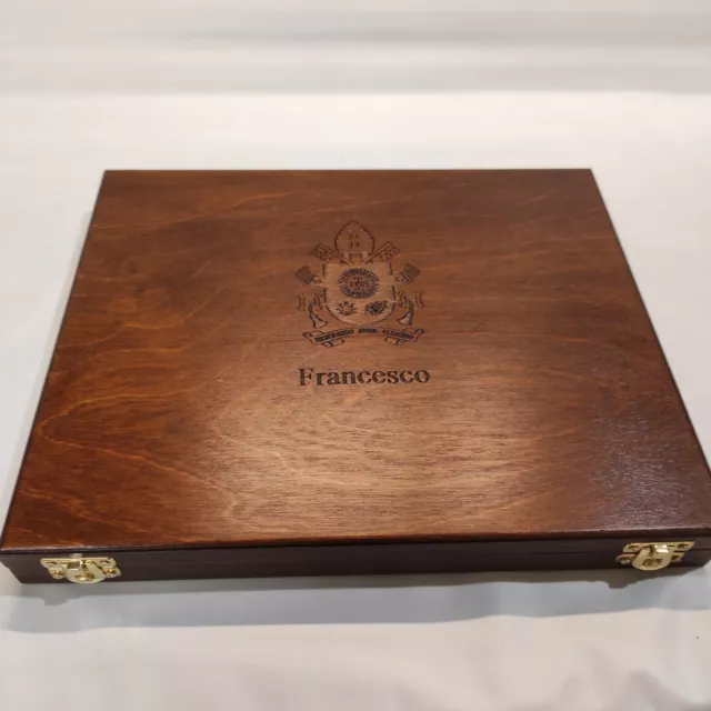Coffret pour Monnaies, Médailles Pape Francesco