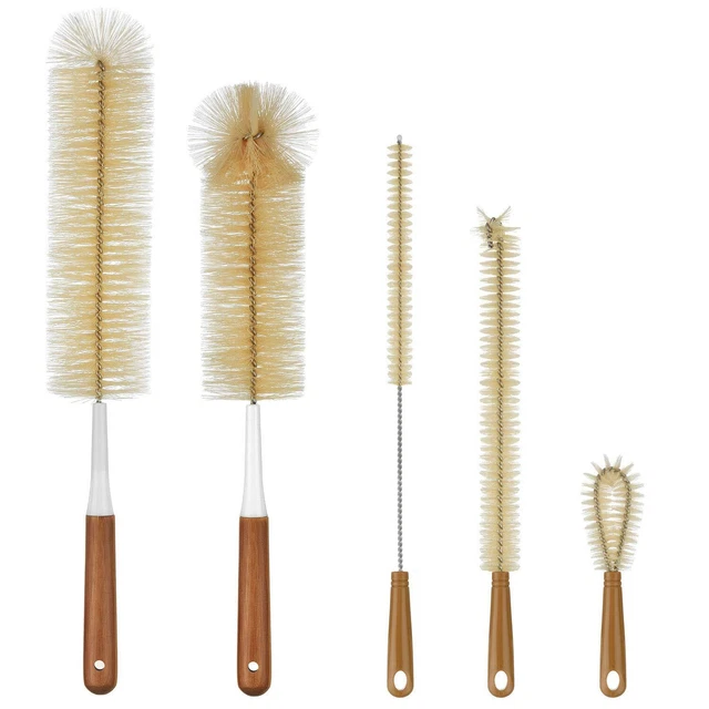 5 Pcs Bottle Brush Cleaner Long Large Cleaning for Thermos, Water Bottles Straws