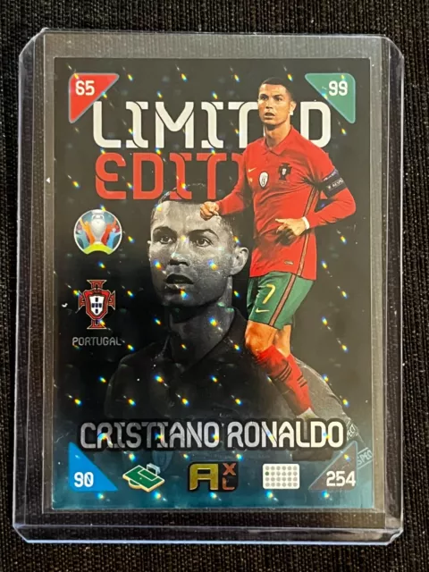 Rare Panini Adrenalyn Xl  Euro 2020 Kick Off Cristiano Ronaldo Limited Edition