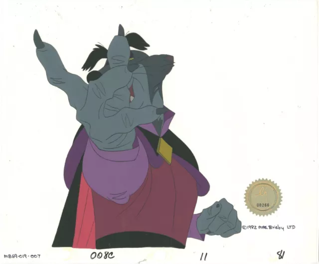 Don Bluth Secret of NIMH Jenner 1982 Cartoon Production Animation Cel 019-007