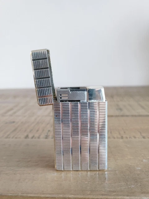 Ancien briquet, Colibri Of London, Molectric, en métal argenté, vintage - Vendu