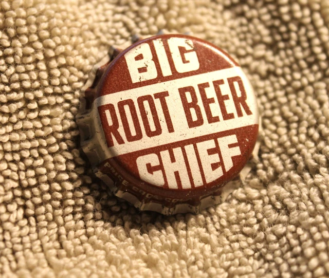NOS BIG CHIEF Root Beer Soda Bottle Cap CocaCola Bot. Co.price Utah
