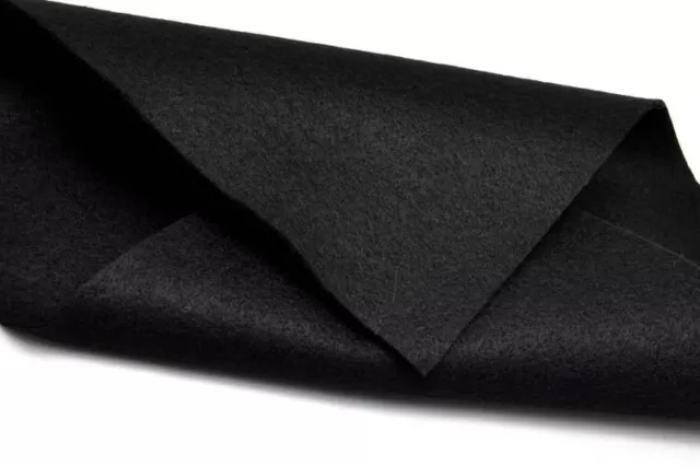 Feutrine 1 mm Polyester 24 x 30 cm Noir