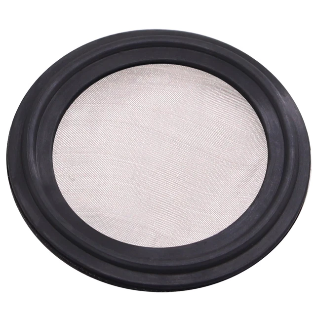 1.5 FKM Sanitary Gasket w/ Stainless Screen - Tri Clamp Clover