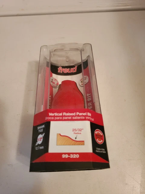 Freud 99-320 1-1/2" Vertical Raised Panel Router Bit, 1/2" Shank, Carbide