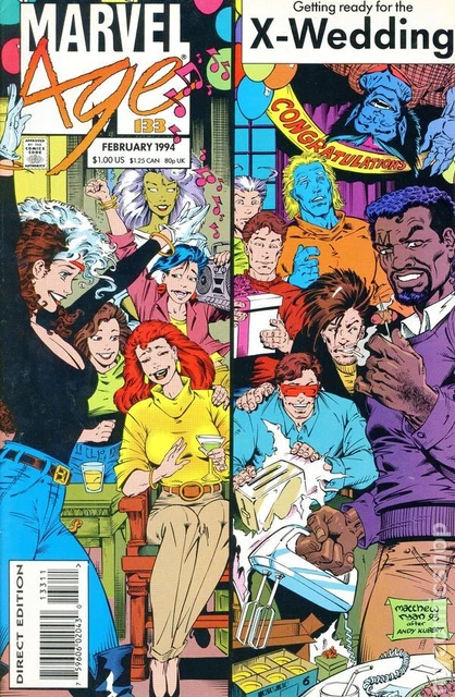 Marvel Age #133 VG 1994 Stock Image Low Grade