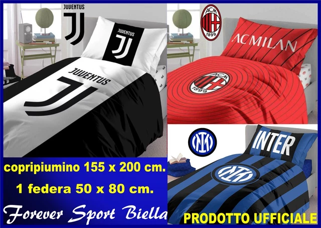 Parure Copripiumino Juventus Letto Singolo - Cotone, Design Ufficiale, Senza Lenzuolo Sotto - Foto 4