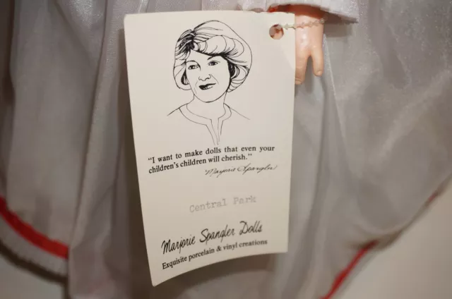 Vintage Marjorie Spangler vinyl doll "Central Park" 1979 #24 5