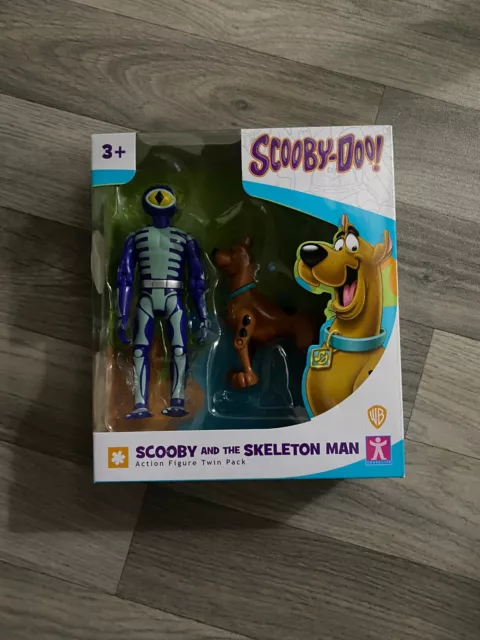 NEW Scooby Doo Twin Figure Pack - Scooby and The Skeleton Man