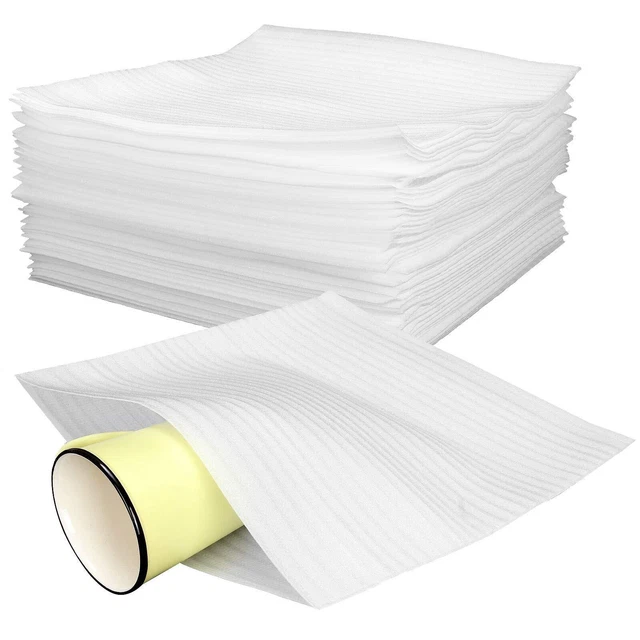 7.8x 7.8Inch Foam Pouches, 50 Count China Moving Supplies for Packing/Shippin...