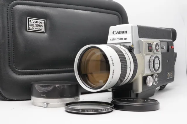 [Mint] Canon Auto Zoom 814 Electronic Super 8 8mm Cine Película Cámara De Japón