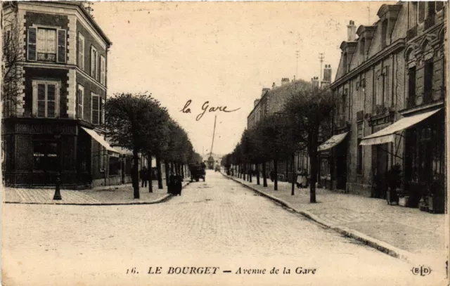 CPA Le BOURGET - Avenue de la Gare (519576)
