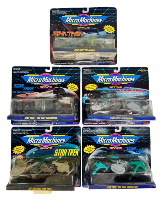 STAR TREK The Next Generation Micro Machines lot of 5