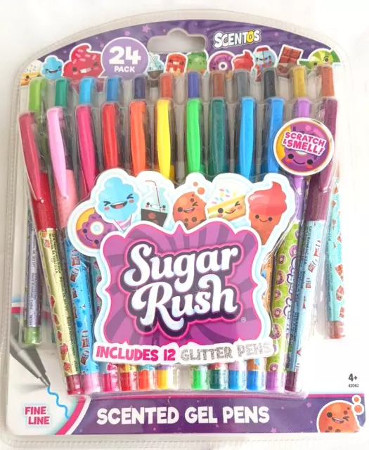Sugar Rush 24 Scented Gel Pens