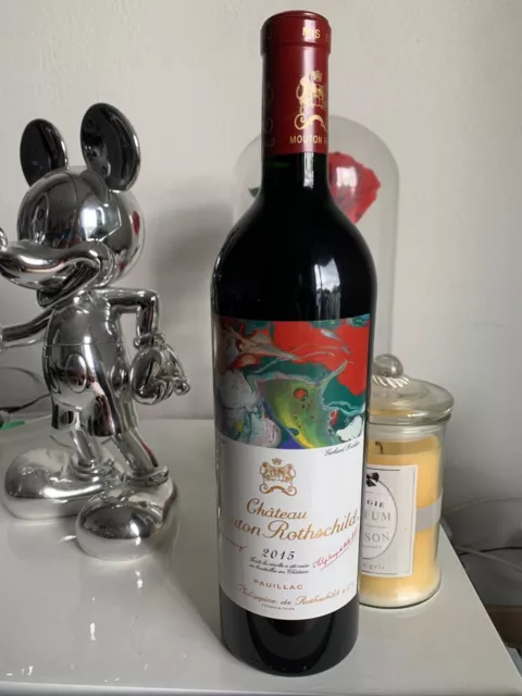 1 BOUTEILLE Château Mouton Rothschild 2015 1er Cru Classe 1855 PAUILLAC