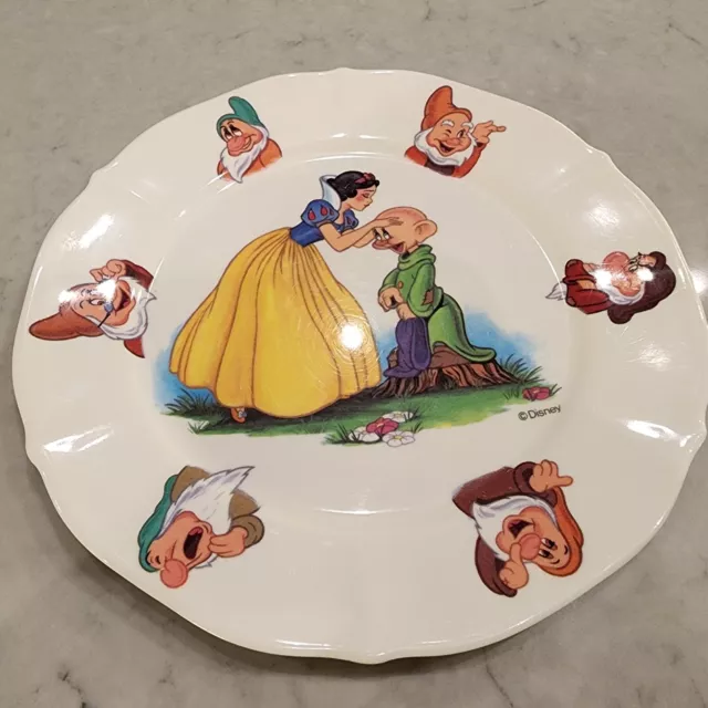 Disney Snow White 7 Dwarves 3 pc Selandia Melamine Set - Plate, Bowl, Cup 3